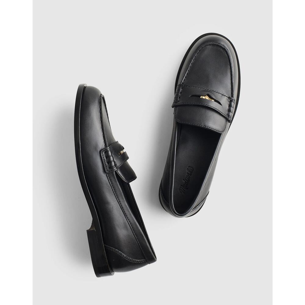 NWOT Madewell The Grayson Penny Loafer Black Shoes Size 9